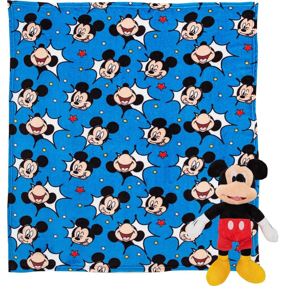 imageNorthwest Bluey Character Hugger Pillow amp Silk Touch Throw Blanket Set 40 x 50 HoorayMickey Mouse Comic Pop