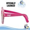 ARKAID BLUEY Sunglasses for Girls and Boys | Safe UV 400 | One Size Fits Most Kids(Bluey Round Pink)