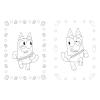 Bluey: Happy Easter! A Puffy Sticker Coloring Book: With Over 50 Puffy Stickers
