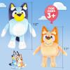 Bluey & Bingo Plush Pillow Buddy Set – Super Soft Character Pillows – Polyester Microfiber, 12 inches(Multi – Bluey & Bingo)
