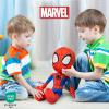 Bluey & Bingo Plush Pillow Buddy Set – Super Soft Character Pillows – Polyester Microfiber, 12 inches(Red – Spiderman)