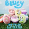 Galerie Bluey Plastic Easter Eggs, Red Hard Candy Pouches Inside, Great for Egg Hunts, 2.47 Ounces, 15 Count
