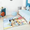 Gertmenian Bluey Indoor Area Rug – 4×6 Large, Non-Slip, Ideal for Children in Bedroom, Game Room, Classroom, Nursery or Play Area – Bluey Playtime Friends, Multi, 25803(Bluey Family)
