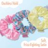 Goody x Bluey Multicolor Satin Scrunchies 4ct, For All Hair Types, Ouchless Hold