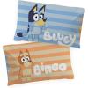 Jay Franco Bluey Hello 1 Single Reversible Pillowcase – Double-Sided Kids Super Soft Bedding (Official Bluey Product)(Blue – Bluey)