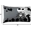 Jay Franco Bluey Hello 1 Single Reversible Pillowcase – Double-Sided Kids Super Soft Bedding (Official Bluey Product)(Gray – Nightmare Before Christmas)