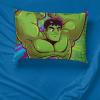 Jay Franco Bluey Hello 1 Single Reversible Pillowcase – Double-Sided Kids Super Soft Bedding (Official Bluey Product)(Green – Hulk)