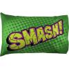 Jay Franco Bluey Hello 1 Single Reversible Pillowcase – Double-Sided Kids Super Soft Bedding (Official Bluey Product)(Green – Hulk)