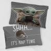 Jay Franco Bluey & Bingo 1 Single Reversible Pillowcase – Double-Sided Kids Super Soft Bedding (Official Bluey Product)(Gray – Mandalorian)
