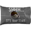 Jay Franco Bluey & Bingo 1 Single Reversible Pillowcase – Double-Sided Kids Super Soft Bedding (Official Bluey Product)(Gray – Mandalorian)
