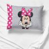 Jay Franco Bluey & Bingo 1 Single Reversible Pillowcase – Double-Sided Kids Super Soft Bedding (Official Bluey Product)(Gray – Minnie Mouse)