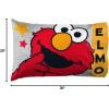 Jay Franco Bluey & Bingo 1 Single Reversible Pillowcase – Double-Sided Kids Super Soft Bedding (Official Bluey Product)(Gray – Sesame Street)
