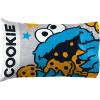 Jay Franco Bluey & Bingo 1 Single Reversible Pillowcase – Double-Sided Kids Super Soft Bedding (Official Bluey Product)(Gray – Sesame Street)