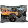 Jay Franco Bluey & Bingo 1 Single Reversible Pillowcase – Double-Sided Kids Super Soft Bedding (Official Bluey Product)(Multicolor – Monster Jam)