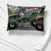 Jay Franco Bluey & Bingo 1 Single Reversible Pillowcase – Double-Sided Kids Super Soft Bedding (Official Bluey Product)(Multicolor – Monster Jam)