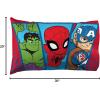 Jay Franco Bluey & Bingo 1 Single Reversible Pillowcase – Double-Sided Kids Super Soft Bedding (Official Bluey Product)(Multicolor – Super Hero Adventures)