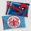 Jay Franco Bluey & Bingo 1 Single Reversible Pillowcase – Double-Sided Kids Super Soft Bedding (Official Bluey Product)(Red – Spiderman)
