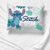 Jay Franco Bluey & Bingo 1 Single Reversible Pillowcase – Double-Sided Kids Super Soft Bedding (Official Bluey Product)(White – Lilo & Stitch)