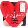Jay Franco Bluey & Bingo Nogginz Set – 40 x 50 Inch Lightweight Travel Throw Blanket & Pillow – Kids Super Soft 2 Piece Bedding Set(Black – Emily in Paris)