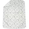 Jay Franco Bluey & Bingo Nogginz Set – 40 x 50 Inch Lightweight Travel Throw Blanket & Pillow – Kids Super Soft 2 Piece Bedding Set(Gray – Hello Kitty)