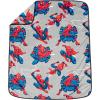 Jay Franco Bluey & Bingo Nogginz Set – 40 x 50 Inch Lightweight Travel Throw Blanket & Pillow – Kids Super Soft 2 Piece Bedding Set(Gray – Spiderman)