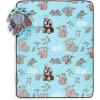 Jay Franco Bluey & Bingo Nogginz Set – 40 x 50 Inch Lightweight Travel Throw Blanket & Pillow – Kids Super Soft 2 Piece Bedding Set(Multi – the Mandalorian)