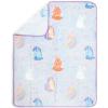Jay Franco Bluey & Bingo Nogginz Set – 40 x 50 Inch Lightweight Travel Throw Blanket & Pillow – Kids Super Soft 2 Piece Bedding Set(Purple – Unicorn Academy)