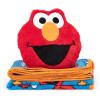 Jay Franco Bluey & Bingo Nogginz Set – 40 x 50 Inch Lightweight Travel Throw Blanket & Pillow – Kids Super Soft 2 Piece Bedding Set(Sesame Street)