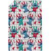 Jay Franco Kids Christmas Plush Throw Blanket – 40 x 50 Inch Soft & Cozy Fleece Throw for Holiday Bedroom & Couch Décor, Official Licensed Product, Blue – Bluey(Multi – Stitch)