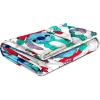 Jay Franco Kids Christmas Plush Throw Blanket – 40 x 50 Inch Soft & Cozy Fleece Throw for Holiday Bedroom & Couch Décor, Official Licensed Product, Blue – Bluey(Multi – Stitch)