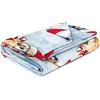 Jay Franco Kids Christmas Plush Throw Blanket – 40 x 50 Inch Soft & Cozy Fleece Throw for Holiday Bedroom & Couch Décor, Official Licensed Product, Blue – Bluey(Blue – Bluey)
