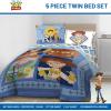 Jay Franco Kids Comforter Set Includes Sheets and Pillow Covers – Soft and Cozy Bed Set for Stylish Room Decor, Beige – Harry Potter, 5 Piece Twin Size Bedding(Blue – Toy Story)