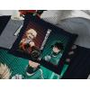 Jay Franco Kids Comforter Set Includes Sheets and Pillow Covers – Soft and Cozy Bed Set for Stylish Room Decor, Beige – Harry Potter, 5 Piece Twin Size Bedding(Black – My Hero Academia)