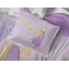 Jay Franco Kids Comforter Set Includes Sheets and Pillow Covers – Soft and Cozy Bed Set for Stylish Room Decor, Blue – Bluey & Bingo, 5 Piece Twin(Purple – Disney Princess Rapunzel)