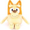 Jay Franco Kids Plush Mini Pillow Buddy & 40 x 50 Inch Travel Throw Set – Kids Super Soft 2 Piece Cuddle Blanket Set, Bluey(Blue – Bingo)