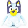 Jay Franco Kids Plush Mini Pillow Buddy & 40 x 50 Inch Travel Throw Set – Kids Super Soft 2 Piece Cuddle Blanket Set, Bluey(Blue – Bluey)