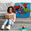 Jay Franco Kids Plush Throw Blanket – Soft & Comfy Throw for Couch or Bed – Cozy Home Décor for Living Room & Bedroom, Pink – Bluey, 40×50 – Travel Blanket(Blue – Avengers)