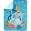 Jay Franco Kids Plush Throw Blanket – Soft & Comfy Throw for Couch or Bed – Cozy Home Décor for Living Room & Bedroom, Pink – Bluey, 40×50 – Travel Blanket(Blue – Disney Princess Cinderella)