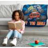 Jay Franco Kids Plush Throw Blanket – Soft & Comfy Throw for Couch or Bed – Cozy Home Décor for Living Room & Bedroom, Pink – Bluey, 40×50 – Travel Blanket(Blue – Blaze)