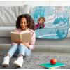 Jay Franco Kids Plush Throw Blanket – Soft & Comfy Throw for Couch or Bed – Cozy Home Décor for Living Room & Bedroom, Pink – Bluey, 40×50 – Travel Blanket(Blue – Frozen)