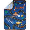 Jay Franco Kids Plush Throw Blanket – Soft & Comfy Throw for Couch or Bed – Cozy Home Décor for Living Room & Bedroom, Pink – Bluey, 40×50 – Travel Blanket(Blue – Blippi)
