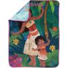 Jay Franco Kids Plush Throw Blanket – Soft & Comfy Throw for Couch or Bed – Cozy Home Décor for Living Room & Bedroom, Pink – Bluey, 40×50 – Travel Blanket(Multi – Moana)