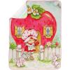 Jay Franco Kids Plush Throw Blanket – Soft & Comfy Throw for Couch or Bed – Cozy Home Décor for Living Room & Bedroom, Pink – Bluey, 40×50 – Travel Blanket(Multi – Strawberry Shortcake)