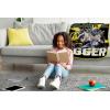 Jay Franco Kids Plush Throw Blanket – Soft & Comfy Throw for Couch or Bed – Cozy Home Décor for Living Room & Bedroom, Pink – Bluey, 40×50 – Travel Blanket(Multi – Marvel Rivals Clock & Dagger)