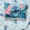 Jay Franco Kids Sheet Set with Fitted, Flat Sheets & Pillow Cover – Ultra-Soft Bedding with Pillowcase for Room Decor, White – Bluey, 4 Piece Full(Teal – Lilo & Stitch)