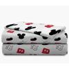 Jay Franco Kids Sheet Set with Fitted, Flat Sheets & Pillow Cover – Ultra-Soft Bedding with Pillowcase for Room Decor, White – Bluey, 4 Piece Full(White – Mickey Mouse)