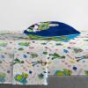 Jay Franco Kids Sheet Set with Fitted, Flat Sheets & Pillow Cover – Ultra-Soft Bedding with Pillowcase for Room Decor, White – Bluey, 4 Piece Full(White – Toy Story)