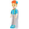 Jay Franco Plusg Pillow Buddy Super Soft Polyester Microfiber | Bluey 19 Inches(Blue – Blippi)