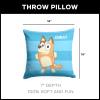 NORTHWEST Bluey Pillow, 18″ x 18″, Roll Call Bluey(Roll Call Chilli)