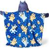 Northwest BBC Studios Bluey Throw Blanket, Wearable Hooded 3D Sculpted Silk Touch Throw, 40″x50″(Bouncy About)